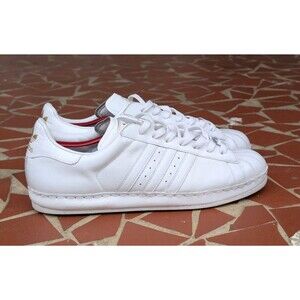 adidas Originals Superstar 1 Lux (2006)- White Leather Sneakers -Mens 13